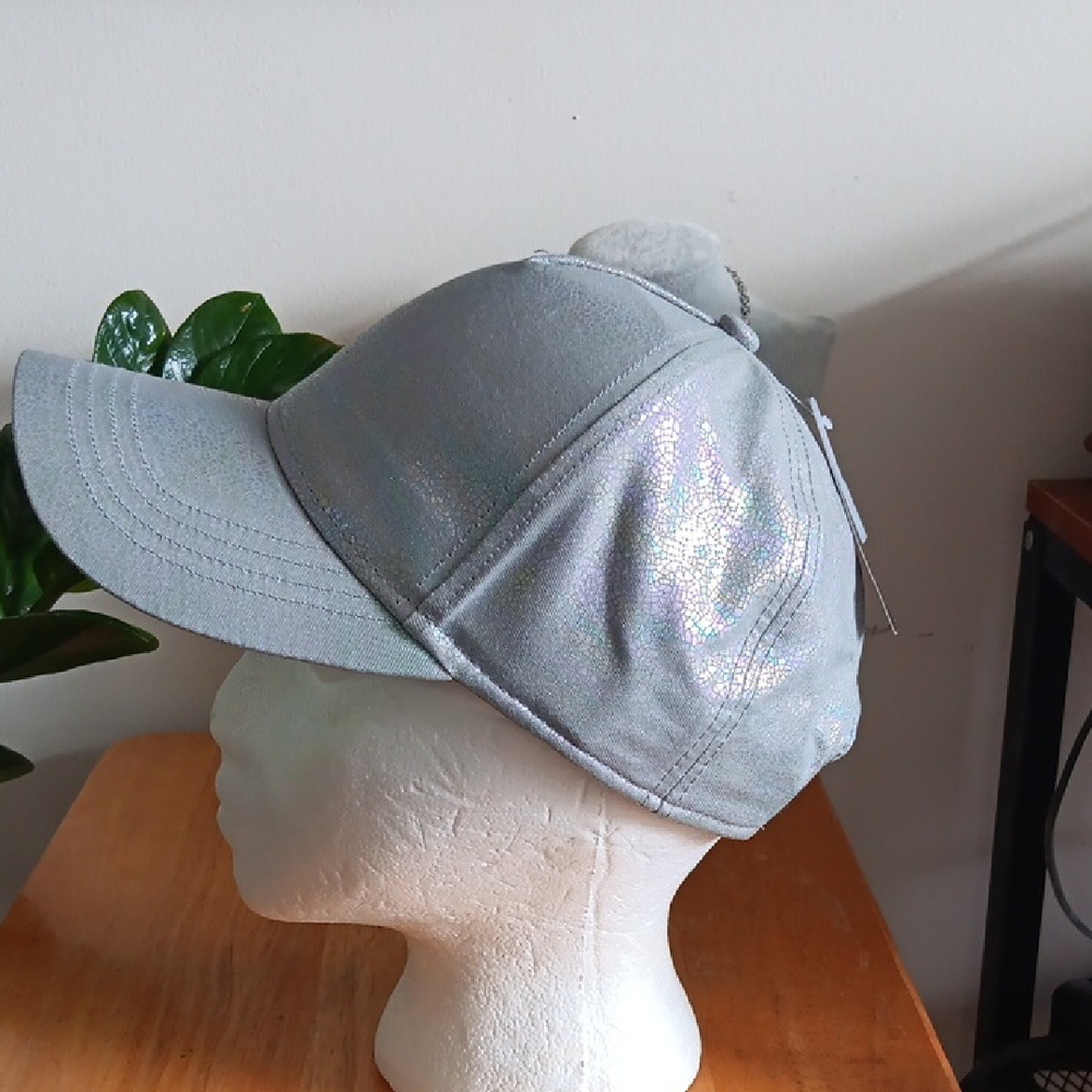 No Boundaires Holographic Baseball Cap NWT